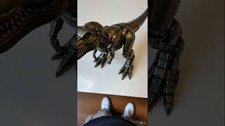 🔥 Cube to Mechanical T-Rex Transformation | AI Animation