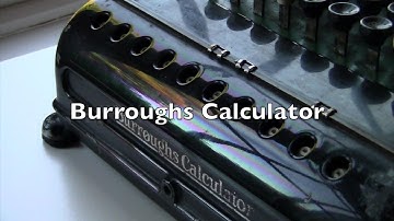 Burroughs Calculator Review / HowTo