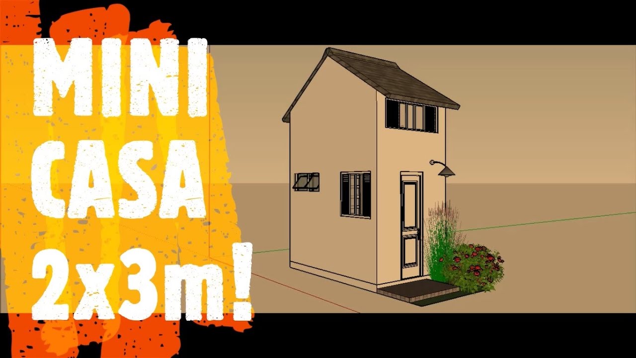 MINI CASA 2x3 m! TINY HOUSE