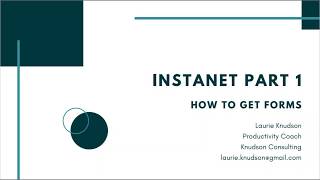 Instanet Authentisign Part 1