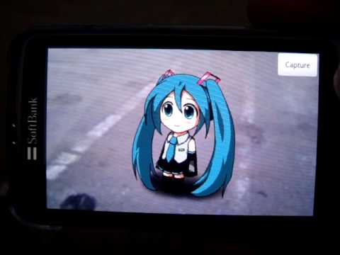 Androidアプリ はちゅねカメラ のデモ2 Android App Hachune Camera Demo 2 Youtube