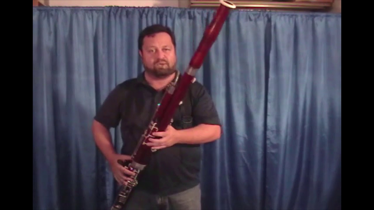 Brundage Bassoon Reed Demo YouTube