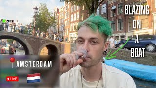 BOAT stream in Amsterdam w DrewIsSharing! 🇳🇱⚓️ Donuts & Ramen🔥 (FULL LIVESTREAM VOD)