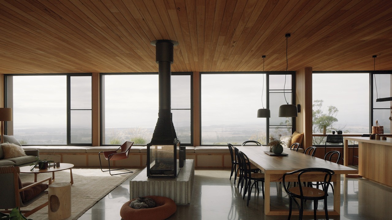 Inside a Remote Rural Home That Sits in the Landscape