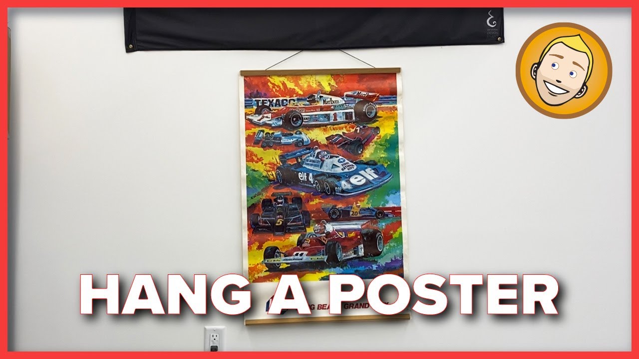 maxresdefault Displaying Art: How to Hang a Poster