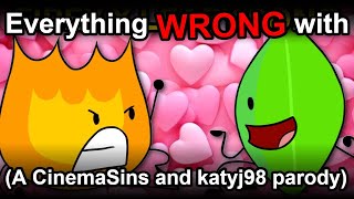 Everything Wrong With Firey X Leafy Song Animated Music Video (Battle For Dream Island)