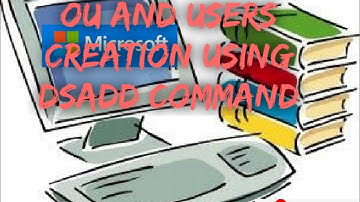 Creating OU and User Using DSADD Command On Server 2016 in bengali