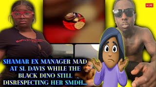 Shamar EX Manager Kay Was Talking Trash On Sl Davis WRONG MOVE The Black Dino Goes In On Her🤷‍♀️