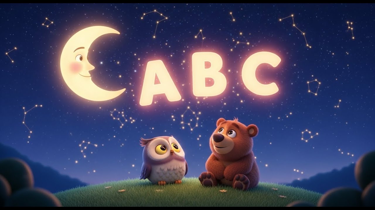 ABC Under the Stars ✨🌙 | Learn ABC for Kids | Educational ABC Song