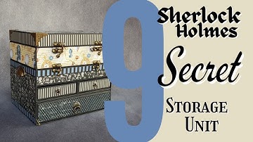 Tutorial 9/14 Sherlock Holmes Secret Storage Unit , made by  scrapqueen designs