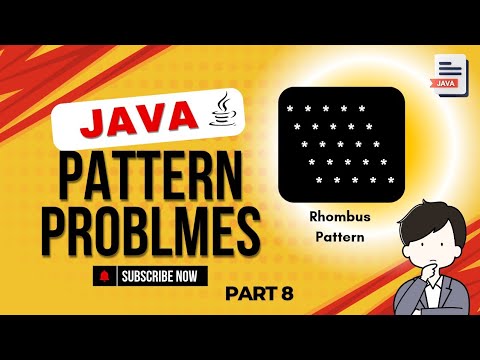 How to Make Rhombus Pattern In Java (For Beginner) #techbywebcoder