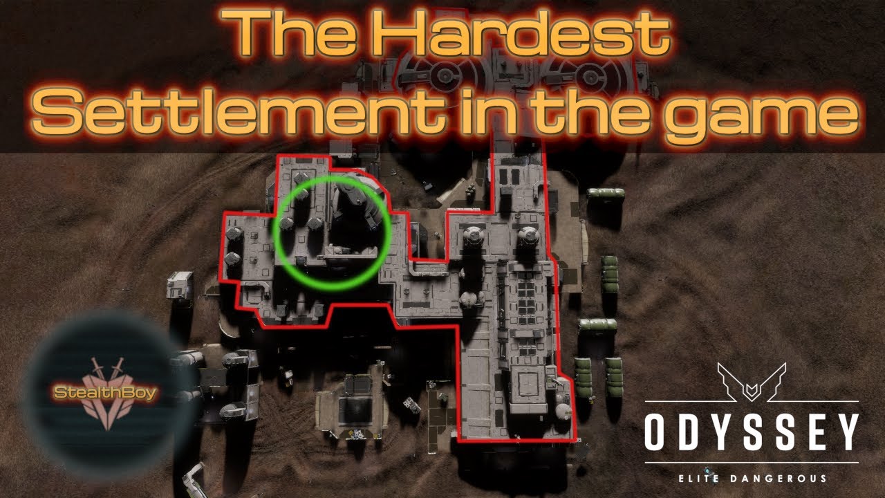 Running The Gauntlet - The Hardest Settlement in Elite Dangerous ...