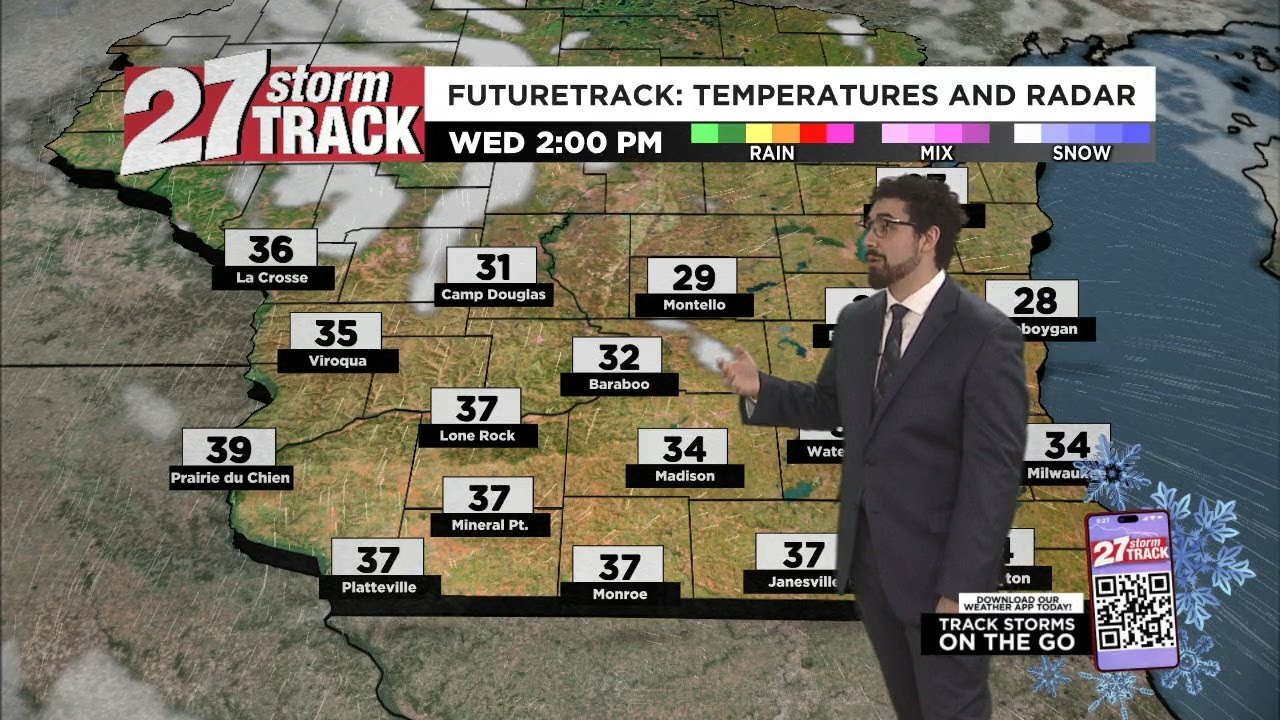 A Mild Wednesday With Even Warmer Temps On the Way - YouTube