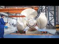 CNC Machine In Working To Make Super Huge Propeller And Other Satisfying CNC Lathes