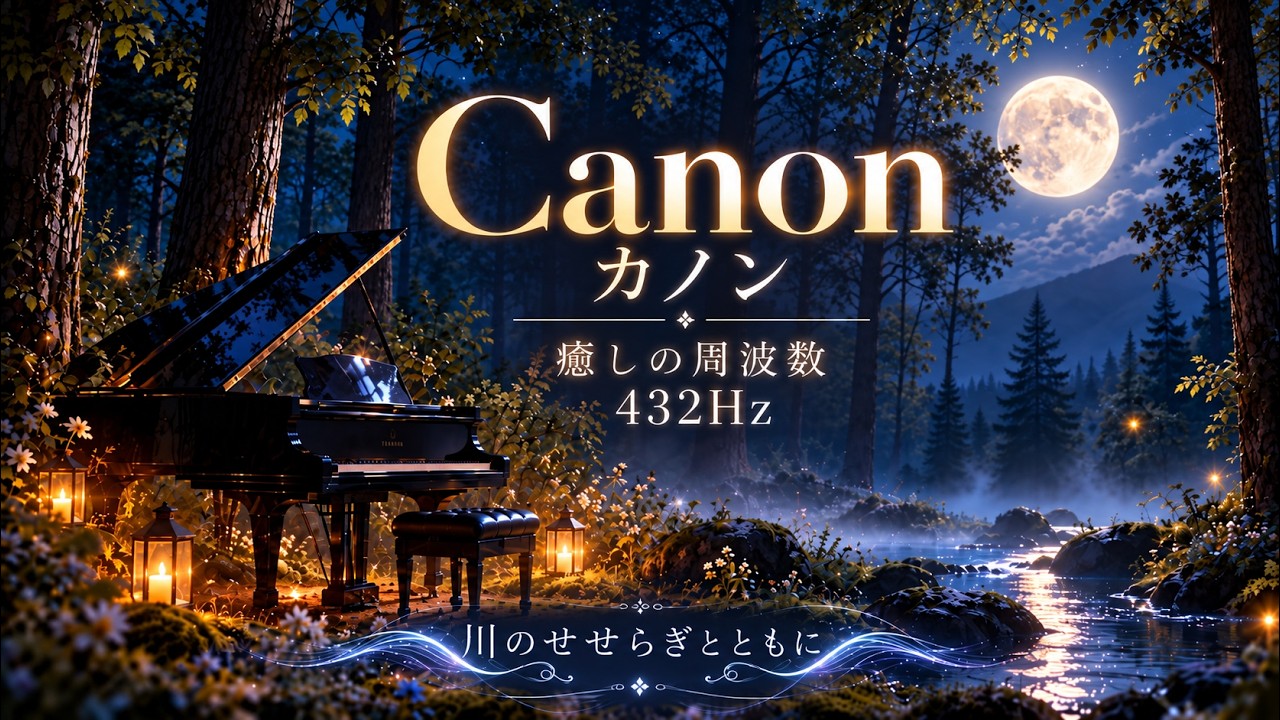 432Hz 癒し】川のせせらぎと共にあなたの心を癒す音楽 |リラックス
