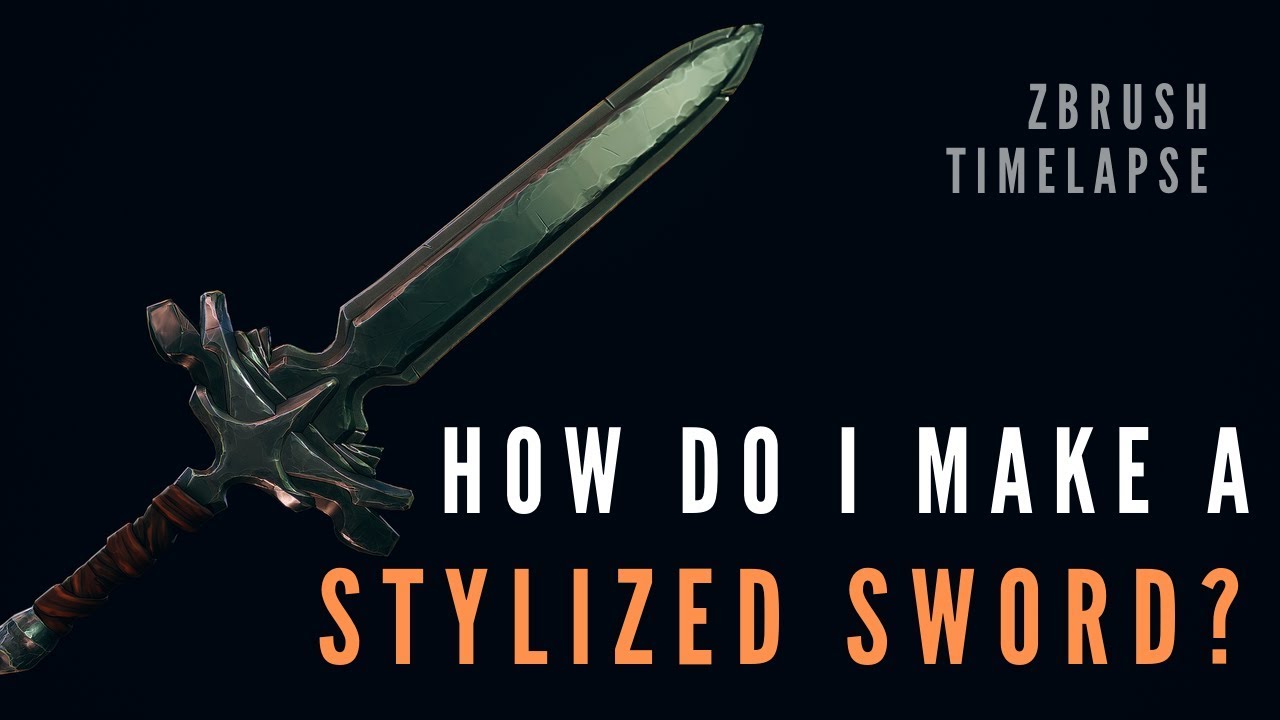 how to make a sword in zbrush