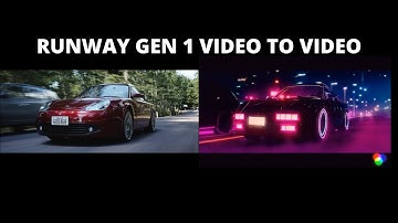 Runway Gen 1 Video to Video Test