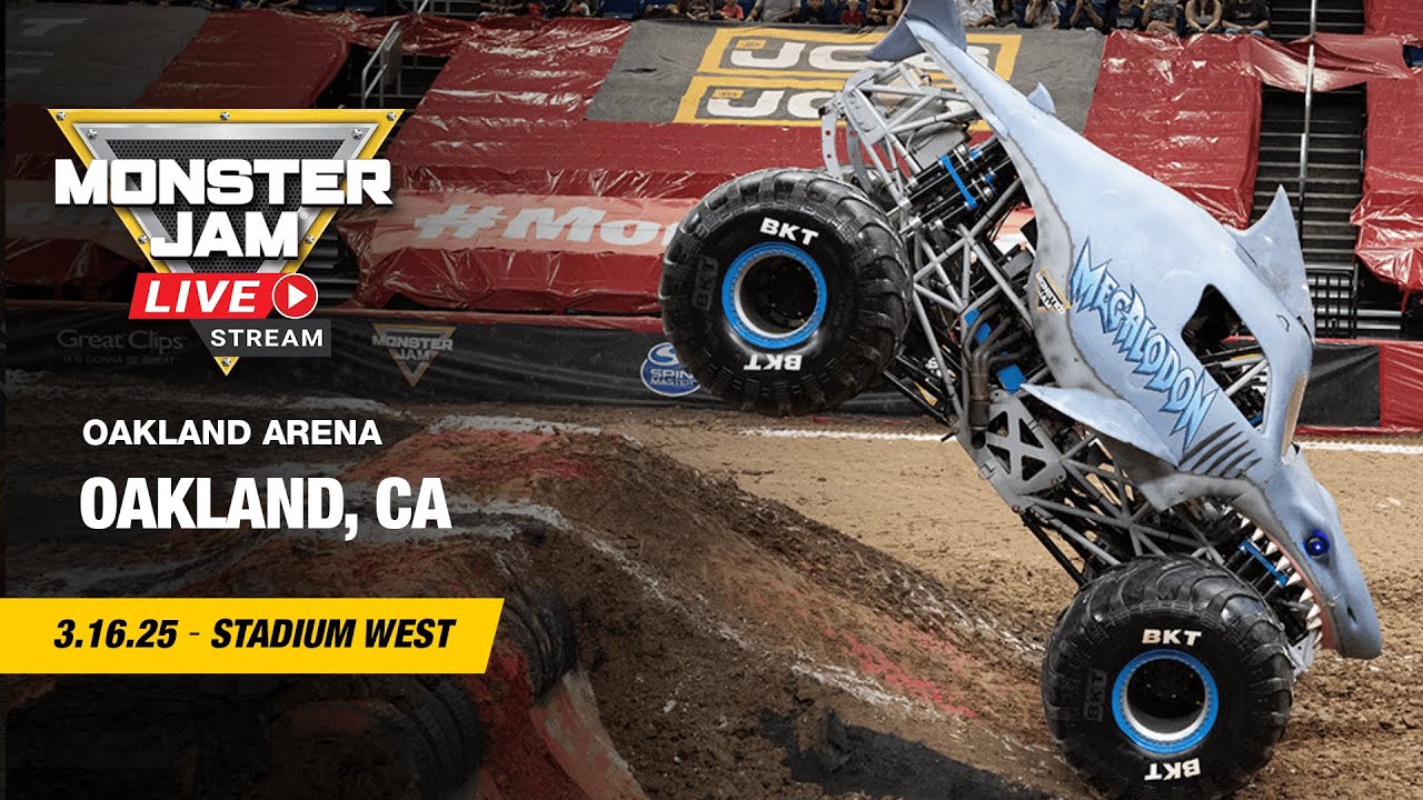 Monster Jam: Oakland, CA - 3 (Full Event) | Mar 16, 2025 | Stadium West