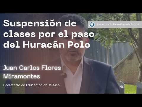 Suspención  de clases por el paso del Huracán Polo
