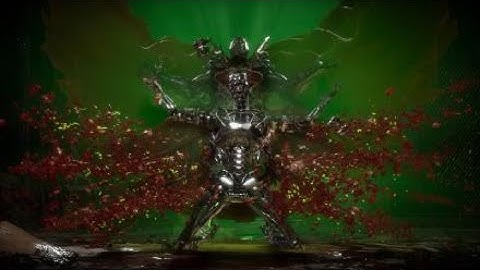 Spawn shows terminators exoskeleton