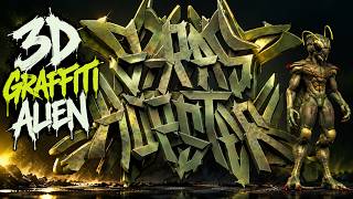 Sculpting a 3D Graffiti Alien in ZBrush