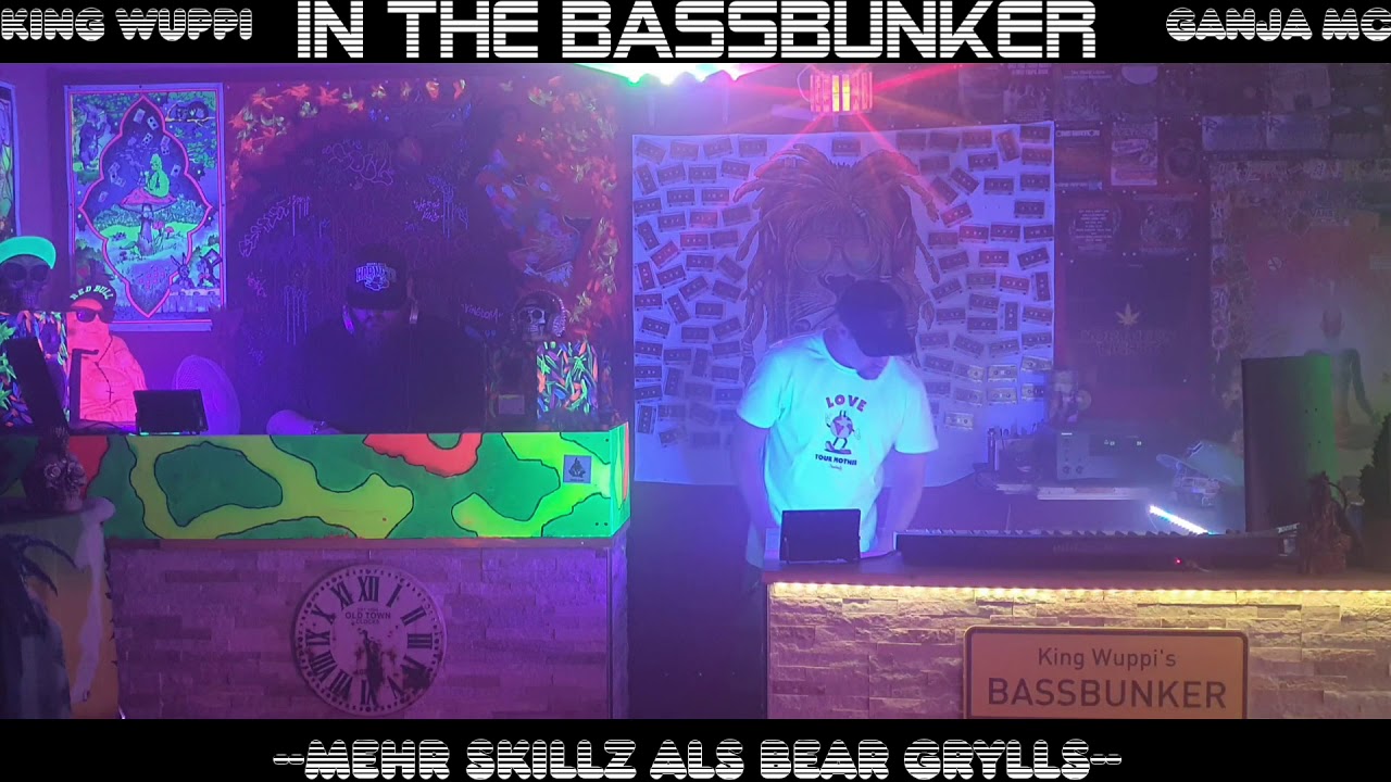 Drum and Bass mix, King Wuppi - Ganja MC, IN THE BASSBUNKER 06.06.2020
