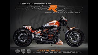 Battle Of The Kings 2019 Harley-Davidson Thunderbike Custombike Fxdr Softail