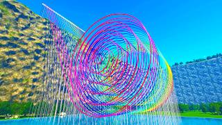 0% vs 200% Spiral Loop Mega Water Slide – Planet Coaster 2