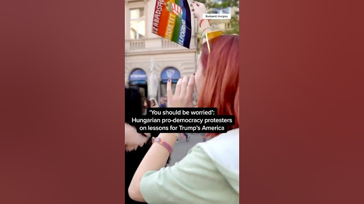„Aggódnod kell”: magyar demokráciapárti tüntetők leckékről Trump Amerikája számára