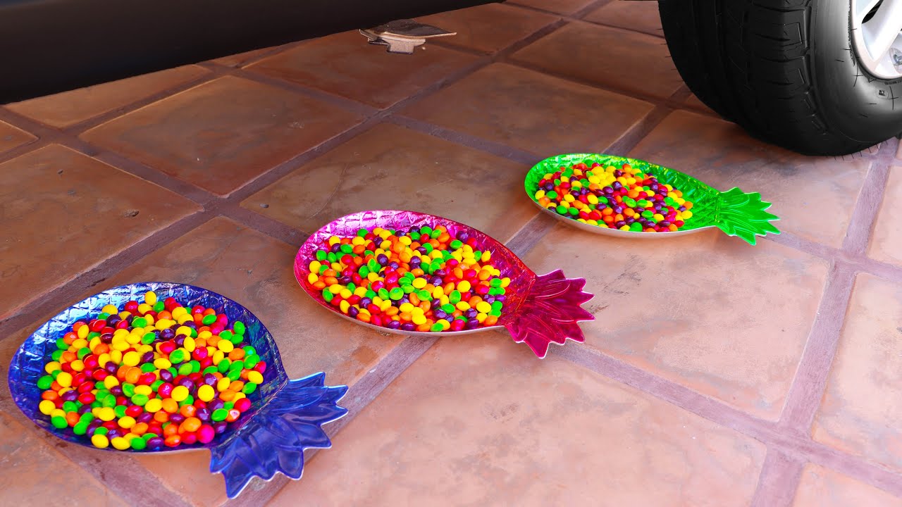 Car Crushing Soft & Crunchy Things! Satisfying ASMR Video. Car Vs ...