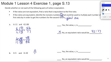 M1 L4 Equivalent Ratios