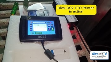 Industrial Coding on Food Packaging |  Dikai D02 TTO Printer Demo | SkyJet Technologies