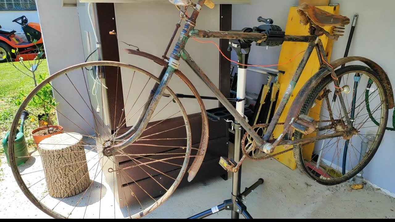 Vintage Bike restoration Steyr Puch Waffenrad