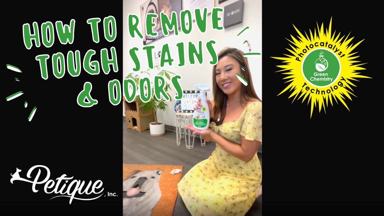QUICK & EASY! Remove Tough Stains with Petique's Photocatalyst Multi