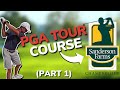 Playing a PGA Tour Course. Worst I Have Ever Driven It!!! (Front Nine) | Bryan Bros Golf