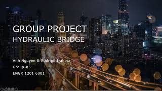 Group Project Video Presentation ENGR 1201