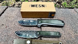 The Grail Knife? WESN BLADES IN DAMASTEEL (Damascus Steel)