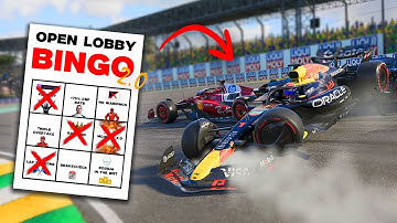 I tried the F1 25 OPEN LOBBY BINGO (AGAIN)