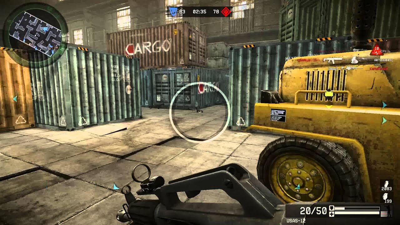 Warface/Usas-12 на Ангаре/