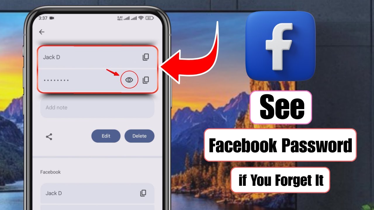 George Fakebook Password How to See Facebook Password if You Forget It - YouTube