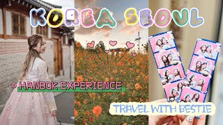 #TravelwAsh KOREA Travel Vlog | HANBOK EXPERIENCE | CAFE HOPPING IN SEOUL | TRAVEL VLOG WITH BESTIE