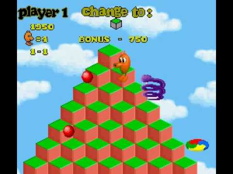 Q-bert 3 Gameplay (SNES)