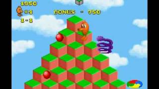 Q-bert 3 Gameplay (SNES) Wealth