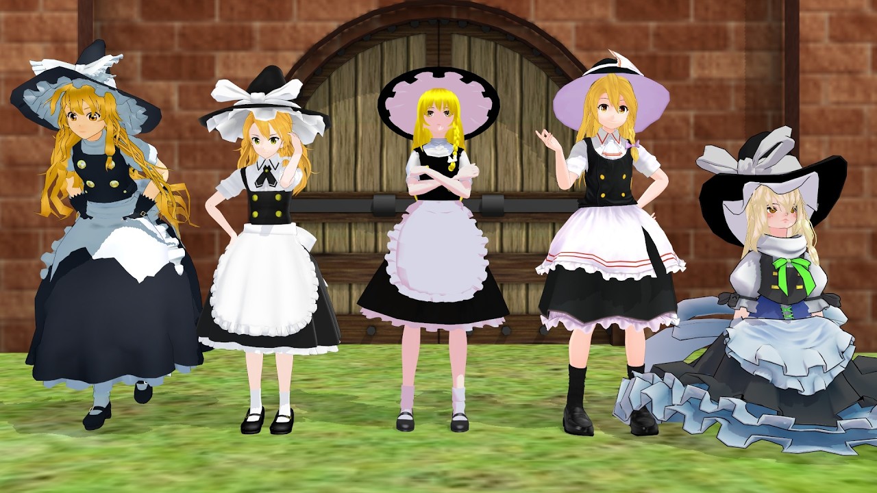 どの魔理沙が好き? 紙芝居MMD魔理沙15選！ Top 15 Most Marisa Touhou MMDs