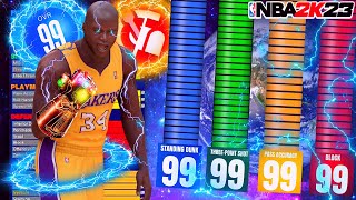 7 FOOT DEMI GOD IS THE BEST CENTER BUILD IN NBA 2K23!!! BEST SCORING CENTER BUILD IN NBA 2K23!!!