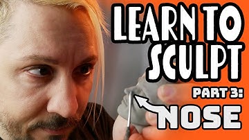 Sculpey 101 Class 3: Tutorial on How to Sculpt a Nose with Polymer Clay