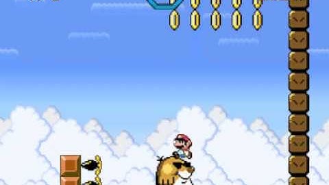 super mario flash 2 custom level cloudy muncher hills