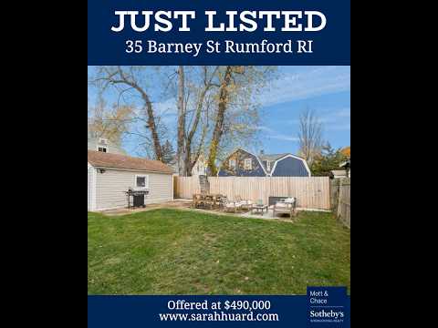 35 Barney St, Rumford, RI home video tour