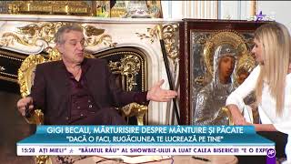 Gigi Becali, despre credință, mântuire și minuni: ”Un călugăr se ruga să știe judecata lui