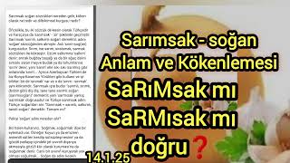 Sarımsak - Soğan Kökenlemesi